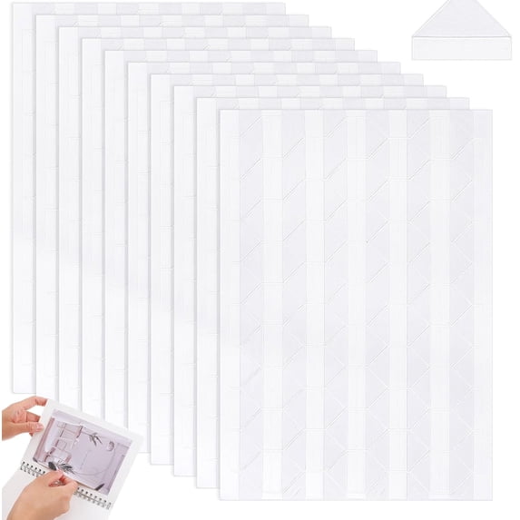 Tutuviw 1224 Pcs Photo Corners Self Adhesive Photo Corners Stickers for ...