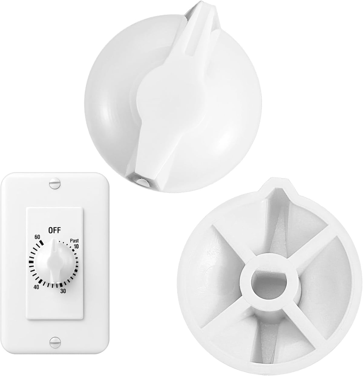Tutuviw 2 Pack Timer Switch Knob Replacement Timer Switch Knob ...