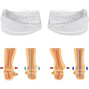 Tutuviw 2Pcs 3 Layers Adjustable Heel Wedge Inserts Over Supination Pronation Correction Insoles,Adhesive Medial Lateral Heel Insoles,Heel Wedge Pads for Men Women Knee Pain,Foot Alignment -SizeS