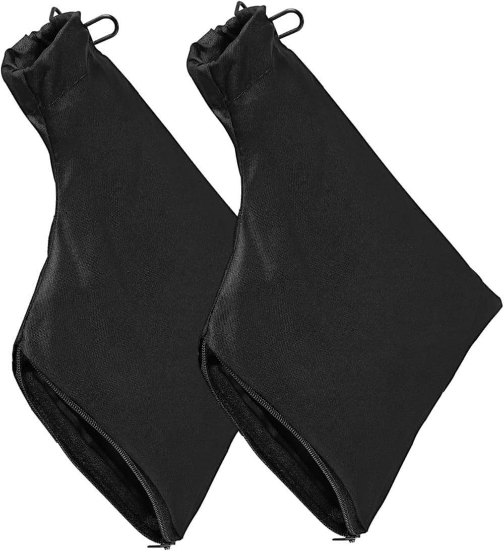 2-Pack Miter Saw Dust Collection Bags - Plastic Dust Hood With Zipper For 255 Model Saws