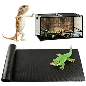 Tutuviw 3.2Ft Reptile Substrate Mat Carpet Bedding Bearded Dragon Tank Flooring Leopard Gecko Tank Liner Mat for Leopard Gecko Lizard Bearded Dragon Tank Accessories
