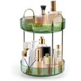 thumbnail image 1 of Tutuviw 360° Rotating Makeup Organize Rotating Makeup Holderfor Vanity 2 Tier High-Capacity Bathroom Rotating Perfume Organizer for Lipsticks, Rotating Bathroom Organizer Shelf Holder, 1 of 8