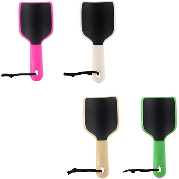 Tutuviw 4 Pcs Foot File Remover Foot Callus Scrubber U Shaped Curved Foot File Double Sided Foot Callus Remover Foot Dead Skin for Both Wet and Dry Cracked Feet
