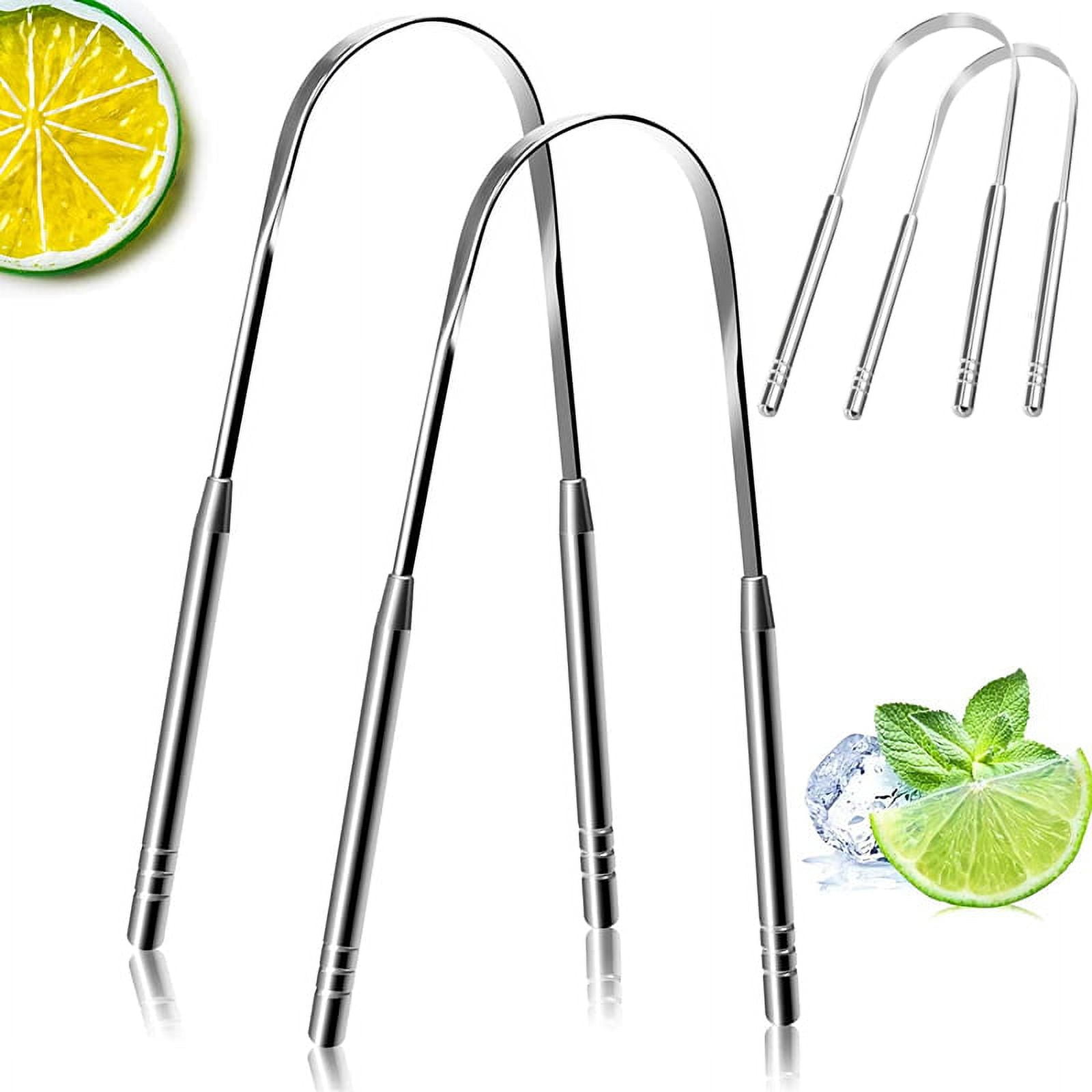 Tutuviw 4PCS Tongue Tools Tongue Scraper for Adults & Kids, Medical