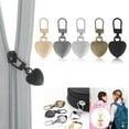 thumbnail image 1 of Tutuviw 5 Color Heart Shape Zipper Pull for Cloth Bag Backpack,Multifunctional Heart-shaped Metal Zipper Pulls Replacement Universal for Zipper Repair on Coats Luggage Suitcase, 1 of 8