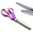 thumbnail image 1 of Tutuviw 9.13 Inch Pinking Shears for Fabric Cutting Decorative Edge Dressmaking Sewing Craft Scissors Professional Handheld Dressmaking for Chip Bags Crafting Wig Scissors, 1 of 7