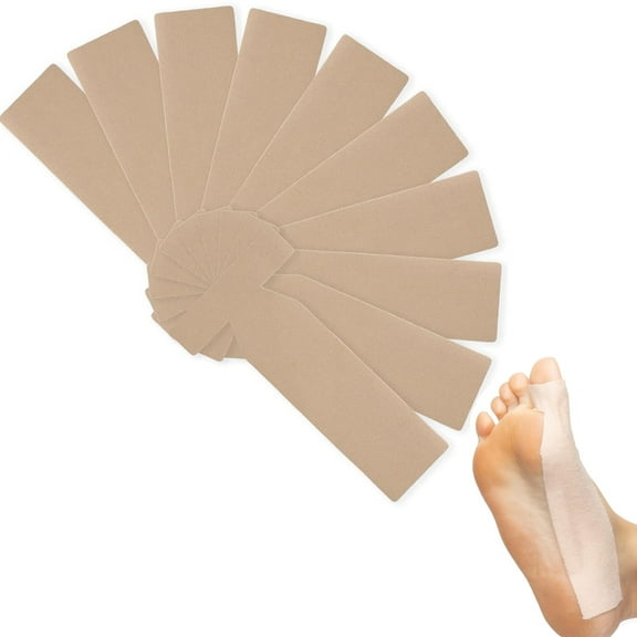 Tutuviw Adhesive Turf Toe T-Strap,10 Pcs Big Toe Brace Straightener,Cotton Moleskin for Support,Soft Comfortable Taped for Hallux,Turf Toe Wrap Elastic Tape for Women Men,Sensitive Skin