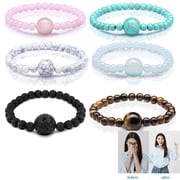 Anti Nausea Bands,Tutuviw 6 Pieces Anti Motion Sickness Wristband,Adjustable Acupressure Bracelet,Motion Nausea Bands for Motion Sickness,Seasickness Bracelets Wristband - Multicolor