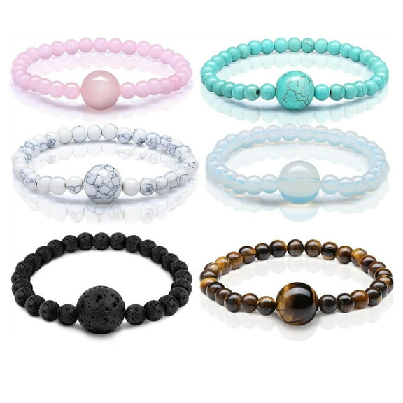 Tutuviw Anti Motion Sickness Bands,6Pcs Sea Sickness Wristband,Morning Nausea Relief,Acupressure Bracelet for Sea Travel Sickness,Push Bead Into Wrist,Relieves Dizziness,Car Sickness(Multicolor)