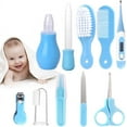 thumbnail image 1 of Tutuviw Baby Health Care Kit,Baby Care Items, Baby Grooming Kit, Baby Care Essentials Set, 10PCS Baby Health Care Set Portable Baby Care Kit(Blue), 1 of 8