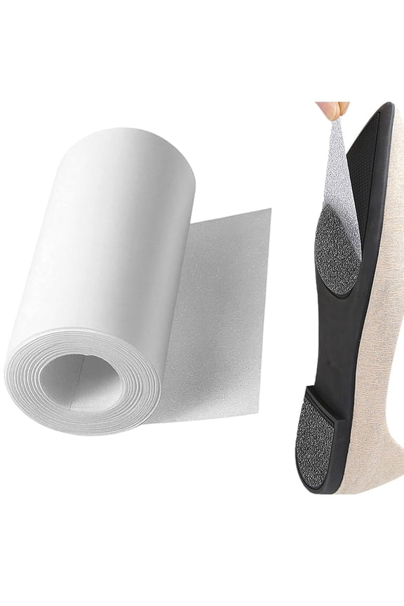 Clear Sole Protector for Shoes Anti Slip Shoe Sole Guard Self Adhesive Durable Sole Stickers Crystal Shoe Sole Protector Pad for Women Men, Wear Resistant(3.9 in x 39 in)