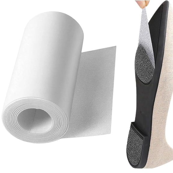 Tutuviw Clear Sole Protector for Shoes Anti Slip Shoe Sole Guard Self Adhesive Durable Sole Stickers Crystal Shoe Sole Protector Pad for Women Men, Wear Resistant(3.9 in x 39 in)