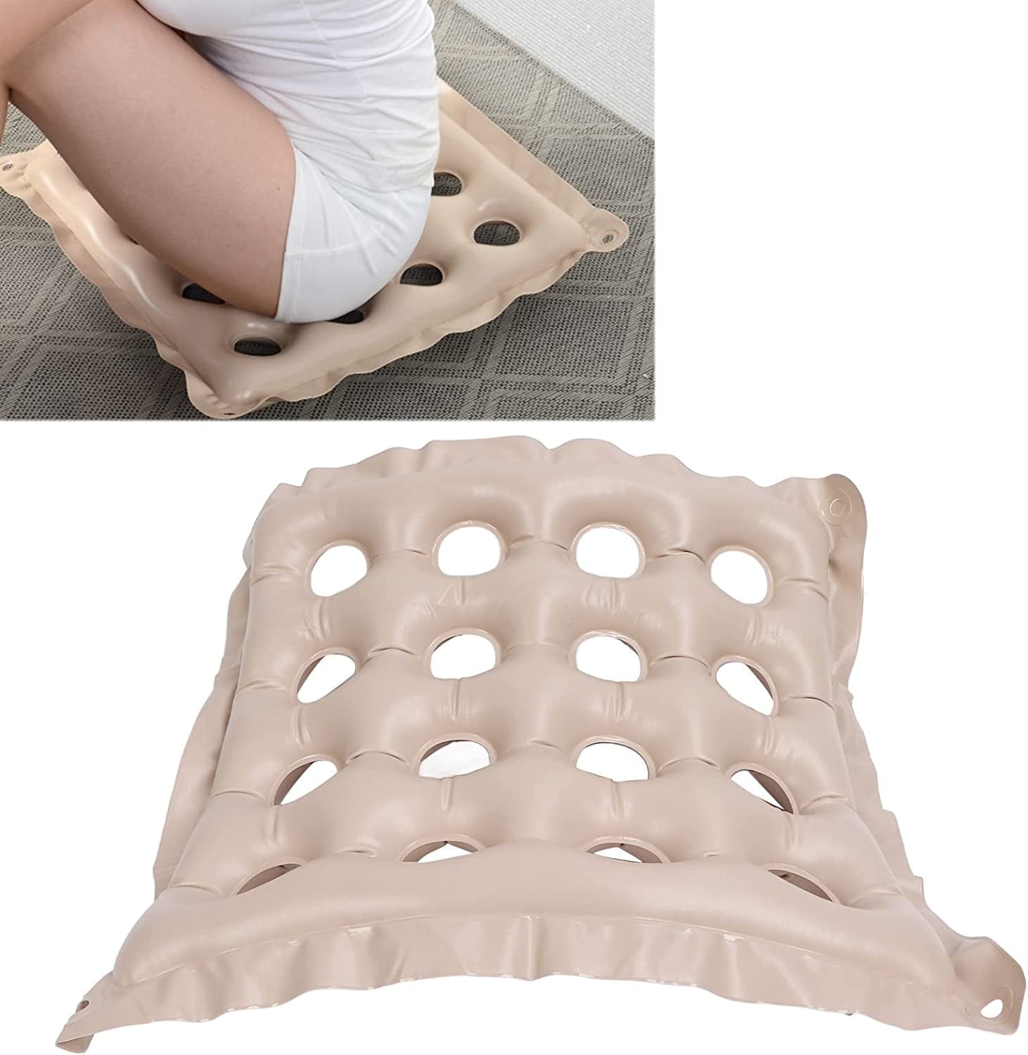 Tutuviw Inflatable Seat Cushion for Pressure Relief Waffle Pads