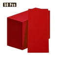 thumbnail image 1 of Tutuviw Disposable Luncheon Napkins Red Paper, 50 Pack 17" x 11.8" Linen Feel Dinner Napkins for Weddings, Reception, Party or Event(Red, 50 Pcs), 1 of 8