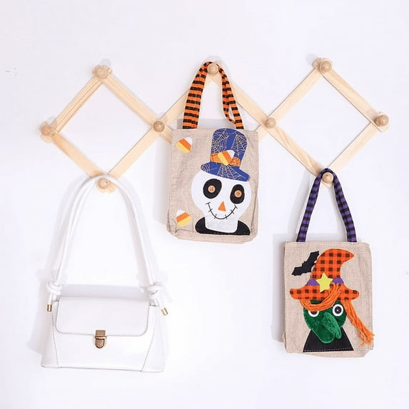 Tutuviw Expandable Wooden Hanging Rack,Coat Hooks Rack for Wall,Accordion Style Wooden Expandable Rack for Hat, Coat, Keys,Bags Wall Rack 10 Hooks 1 Pack