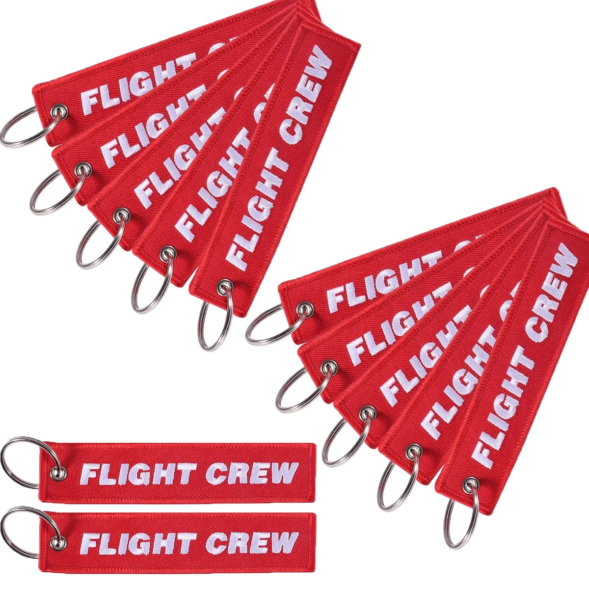 Tutuviw Flight Crew Keychain 12 Pcs Airplane Aviation Key Chains Flight ...