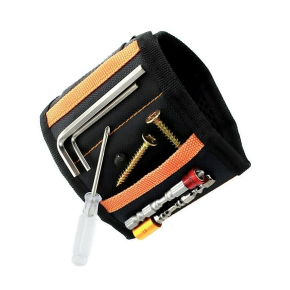 Tutuviw Magnetic Wristband with 10 Strong Magnets, Tool Belt Magnetic Wrist Band for Holding Screws, Nails, Drill Bits, Perfect Gifts Gadgets for Men, Father/Dad, Husband and Carpenters