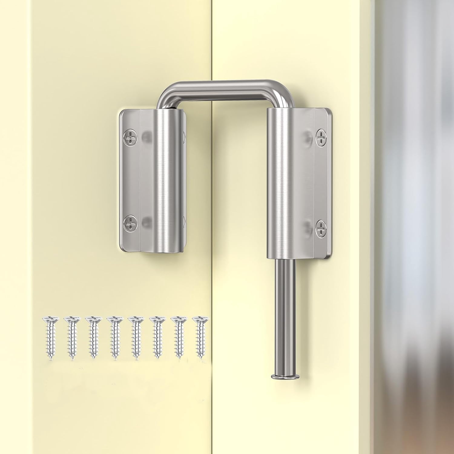 Simple Looping Lock Tutuviw Multi-Angle Sliding Door Loop Lock, 90/180 Degree Aluminum ...