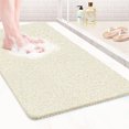 thumbnail image 1 of Tutuviw Non-Slip Bathtub Mat, 15.7x 31.5 Inch, Shower Mats for Bath Tub, Loofah Plastic Mats for Wet Areas, Quick Drying (Beige), 1 of 8