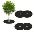 thumbnail image 1 of Tutuviw Non Woven Tree Ring, 24.4 inches Round Tree Base Weed Barrier Fabric Cover, Degradable and Reusable Tree Mulch Ring for Landscaping Weed Control, Root Protection, 1 of 7