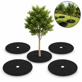 Tree Rings Landscaping Weed Barrier Mats