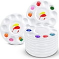 thumbnail image 1 of Tutuviw Paint Tray Palettes, Plastic Paint Pallets for Kids or Students to Paints on School Project or Art Class-9pcs, 1 of 8