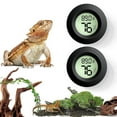 thumbnail image 1 of Tutuviw Reptile Thermometer Hygrometer LCD Digital Humidity Gauge for Reptile Heat Pad to Monitor Temperature and Humidity in Reptile Terrarium for Turtle Snake Lizard Frog Plant Box, 2Pcs, 1 of 8