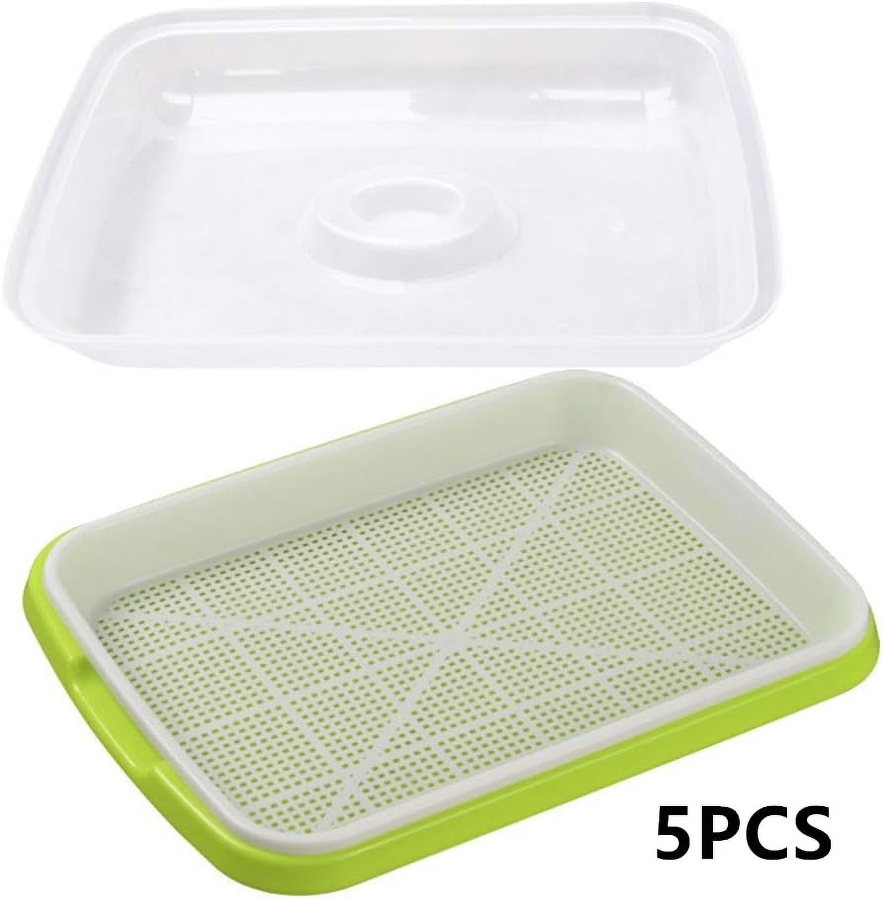 Seed Sprouter Tray, 1/2/5 Pcs Nursery Tray Seed Germination Tray