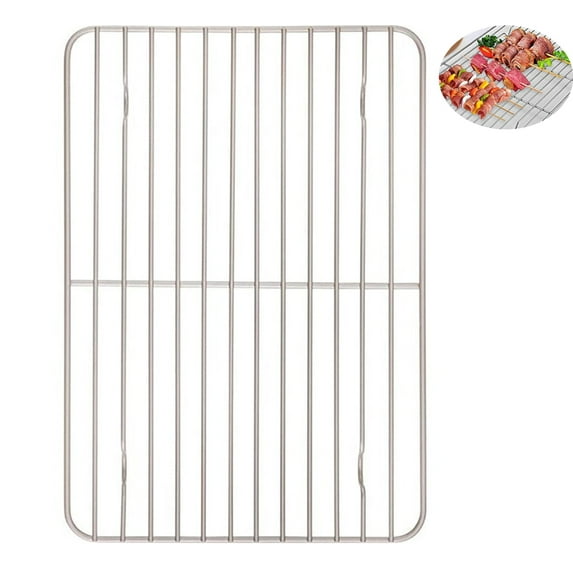 Tutuviw Stainless Steel Roasting Rack Cooling Rack Baking Rack - 8.7"x6.3" Oven and Dishwasher Safe Stainless Steel Baking Rack for Cooking