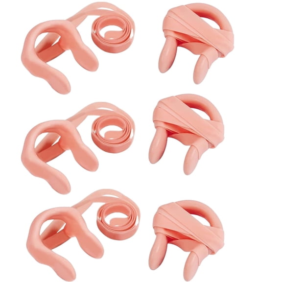Tutuviw Swimming Nose Clip Nose Plugs for Swimming, 6 Pieces Swimming Nose Clip Silicone Nose Plug Nose Protector with Elastic Rope with String Swimming Accessories for Kids and Adults