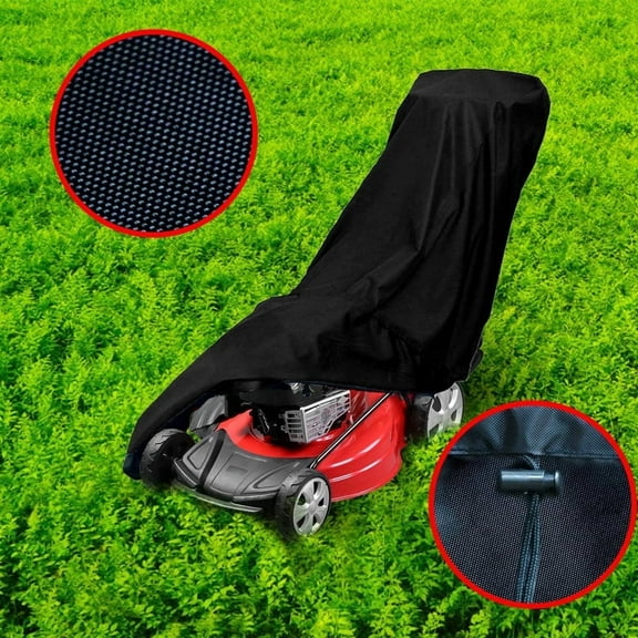 Tutuviw Waterproof Lawn Mower Cover, Self Propelled Lawn Mower Cover Universal Fit. Weather, UV & Mold Protection. Electric and Push Reel Lawn Mower Storage Cover