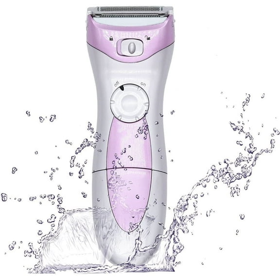 Tutuviw Womens Electric Razor Painless Lady Shaver Wet and Dry Cordless Womens Hair Remover Body Hair Remover(Battery powered)