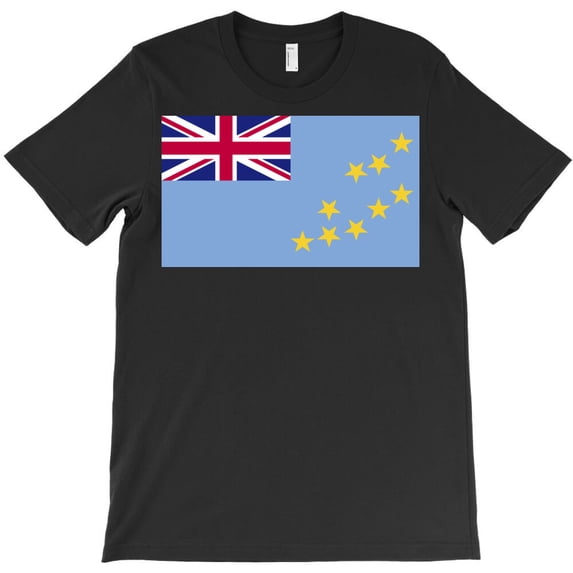 Tuvalu Flag, Simple Bold National Pride Graphic Design For Tuvalu G19795 Unisex T-Shirt, Up to Size 5XL