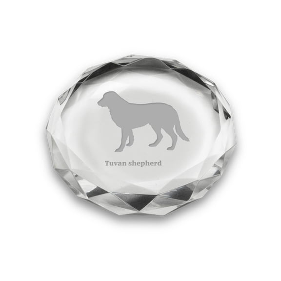 Tuvan Shepherd Deep Etched Paperweight