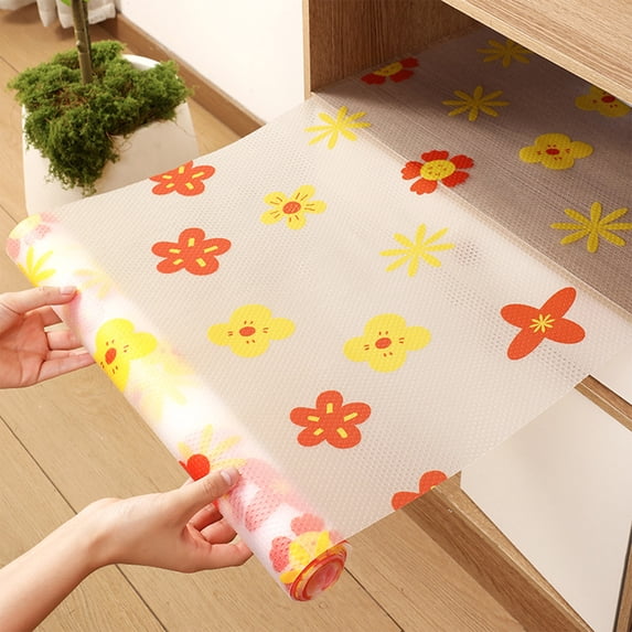 Tuvgenk Washable Coaster Stain Resistant 12" X 59" Non-Slip Table Mat Multicolor Plastic Waterproof for Dining Table Holiday Party Decor