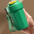 thumbnail image 1 of Tuvgenk 15 Oz Insulated Water Bottle with Handle Office Stainless Steel Water Bottle Flask Green Reusable Leak Proof for Home Car, 1 of 6