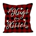thumbnail image 1 of Tuvgenk 18x18 Inch Square Pillow Cover Soft Decorative Cushion Case for Living Room Sofa Chair Bedroom Home Decor Valentines Gifts Idea, 1 of 7