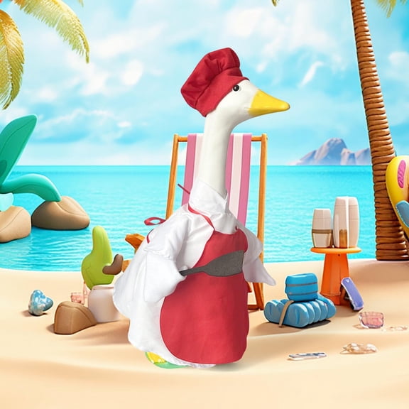 Tuvgenk 23 in Porch Goose Outfit Red Porch Goose Clothes Party Decoration Plastic Gifts for Others