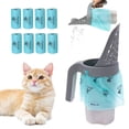 thumbnail image 1 of Tuvgenk 3-in-1 Cat Litter Scoop with Built-in Bag Dispenser and Holder, Portable Pooper Scooper for Easy Mess-Free Waste Disposal, 1 of 2
