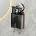 thumbnail image 1 of Tuvgenk 4x4 inch Bathroom Shelf Drainage No Drill Suction Cup Bathroom Storage Organizer Plastic Strong Load-Bearing Gray All In One for Razor, 1 of 6