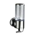 thumbnail image 1 of Tuvgenk 9x5x3 inch Soap Dispenser Press Type Wall Mounted No Drill Bathroom Shower Dispenser Easy Clean Clear Easy Refill Plastic, 1 of 6