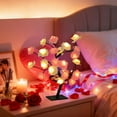 thumbnail image 1 of Tuvgenk Ambient Night Light Ornament Battery Operated Ambient Warm Led Lights Roses Tree Gift Decorative Lights, 1 of 6