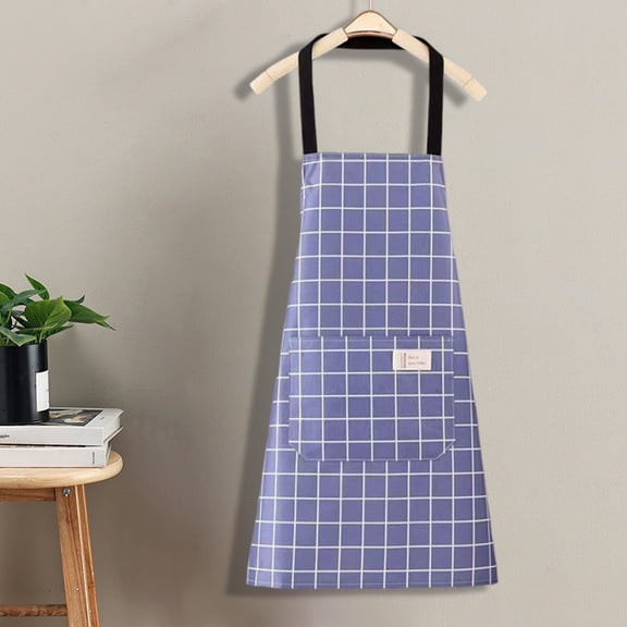 Tuvgenk Aprons for Cooking Kitchen Blue Aprons for Women with Pockets Stain-Resistant Baking, Cleaning, Stylist, Work Apron Men Washable Pottery Apron
