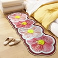 thumbnail image 1 of Tuvgenk Area Rug Bedroom Floral Non Slip Accent Rugs Washable 2×4 Novelty Floor Mat Living Room Bedside Decor, 1 of 5