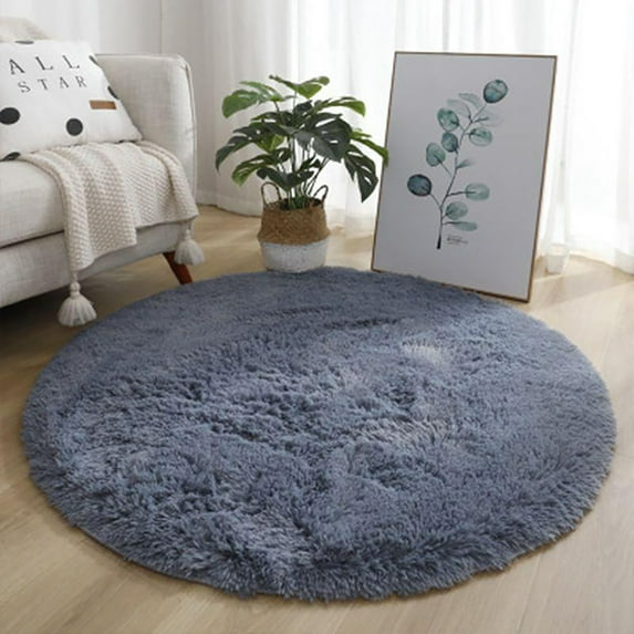Tuvgenk Area Rug Non Slip Bedroom Bohemian Accent Rugs 3×3 Washable Round Floor Mat Home Living Room Yoga Use
