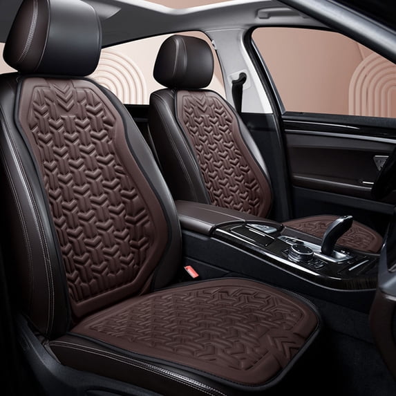 Tuvgenk Automotive Seat Covers Practical Coffee Car Seat Cushions Washable Scratch Resistant Vehicle for Interior Use