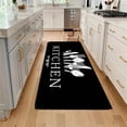 thumbnail image 1 of Tuvgenk Bath Mat Quick Dry Absorbent Non Slip Bathroom Rugs Small Rectangle Black And White Area Rug for Shower, 1 of 5