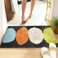thumbnail image 1 of Tuvgenk Bath Mat Quick Dry Non Slip Water Absorbing Bathroom Rugs Rectangle Large Orange 1x2 Floor Rug for Tub, 1 of 7