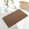 thumbnail image 1 of Tuvgenk Bath Mats Absorbent Non Slip Quick Dry Bathroom Rug 1x2 Rectangle Cotton Tan Thin Area Rugs for Tub, 1 of 8
