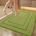 thumbnail image 1 of Tuvgenk Bath Mats Absorbent Non Slip Quick Drying Bathroom Rug Sage Green 2x2 Small Rectangle Floor Rug for Shower, 1 of 7